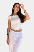 TOP HOMBROS DESCUBIERTOS BLANCO